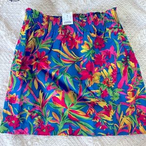 Jcrew cotton linen skirt with pockets